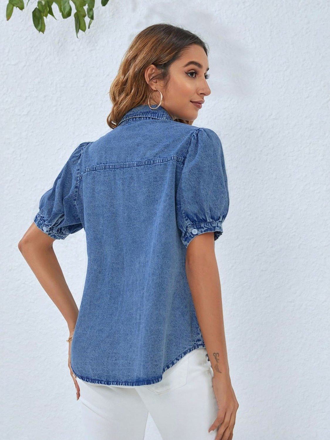Kedera Denim Button Down Shirt