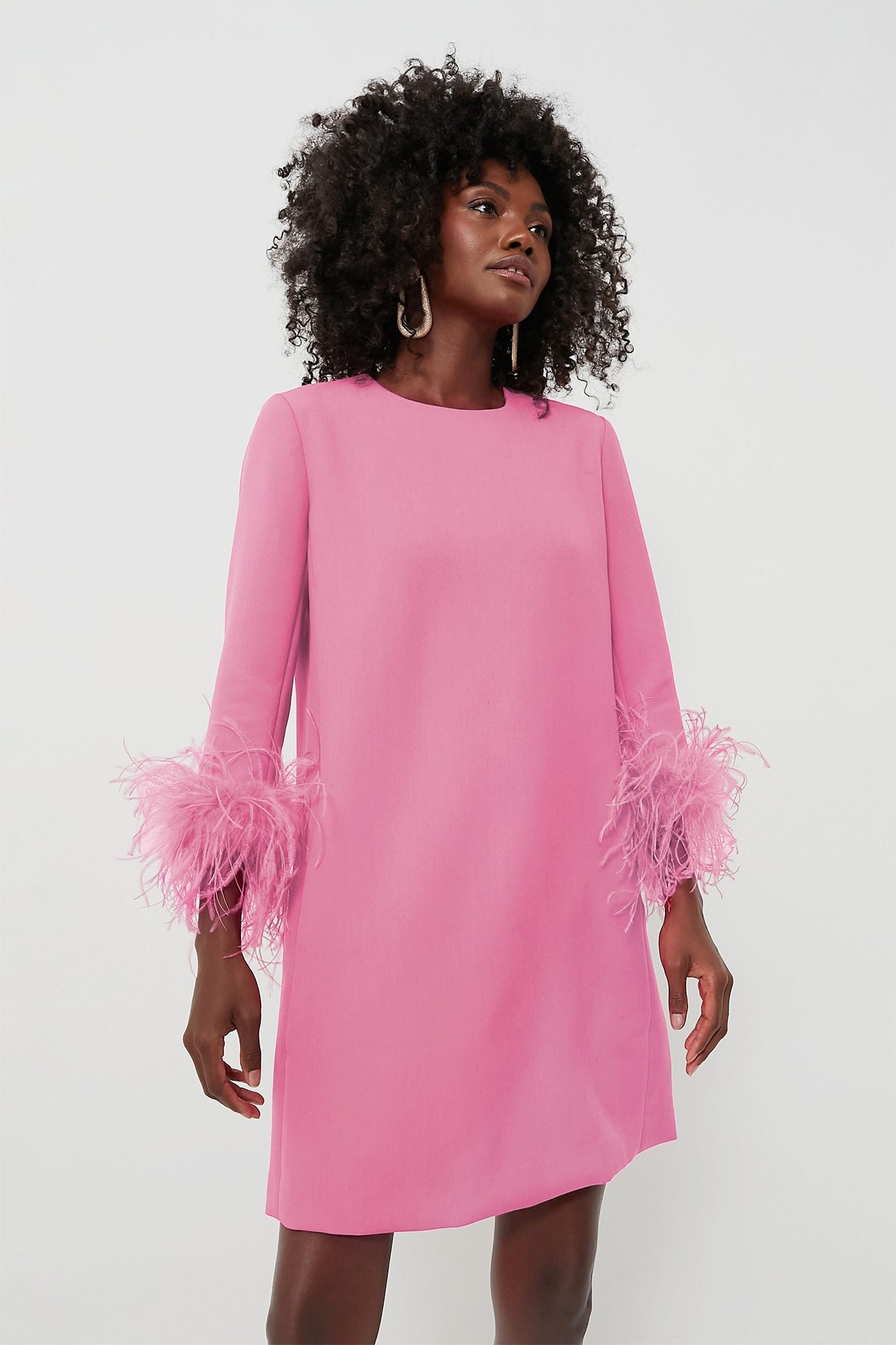 Ezabutus Pink Feather Mod Mary Dress