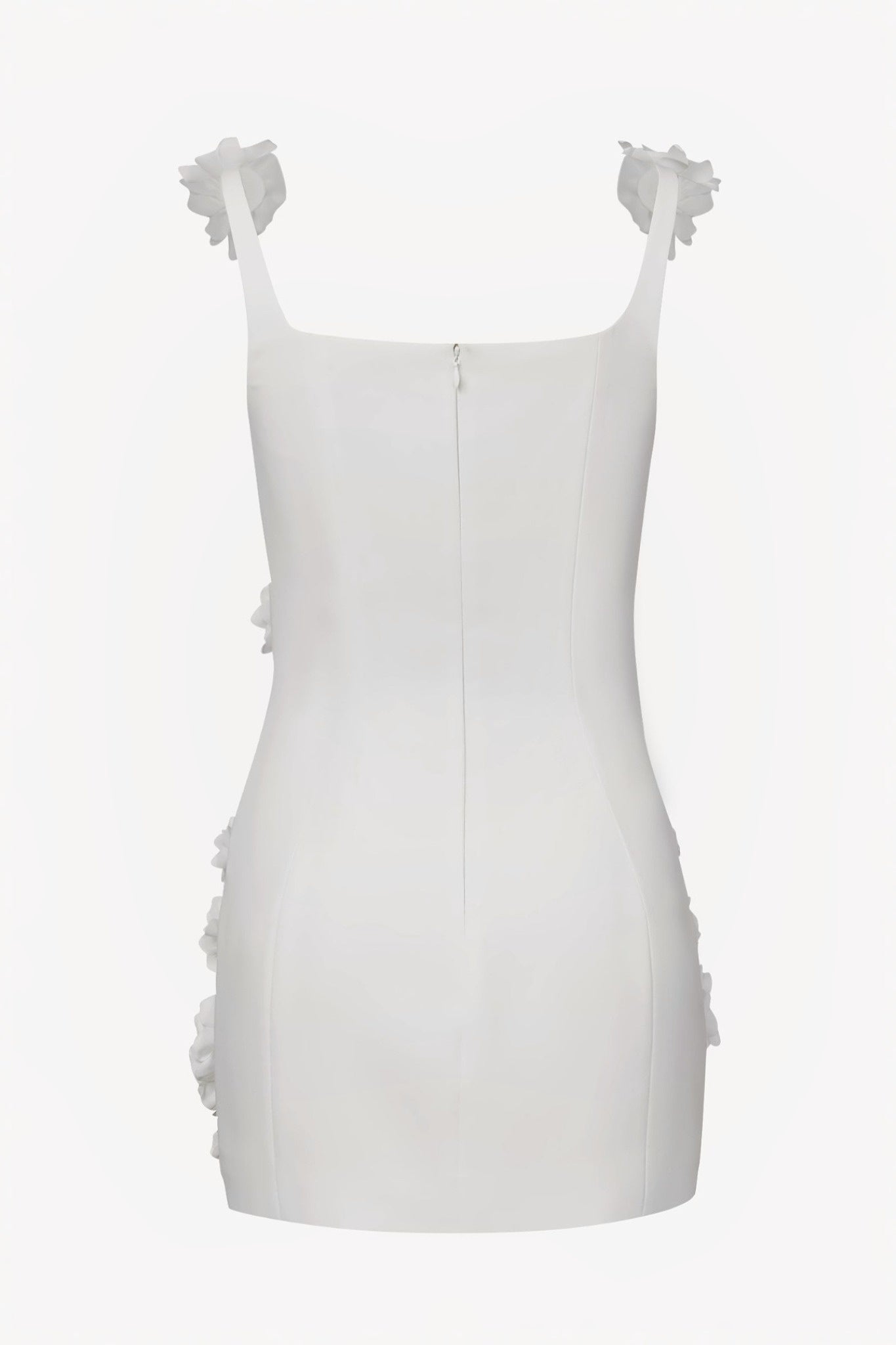 Ezabutus Romantic 3D Flower Applique Mini Dress