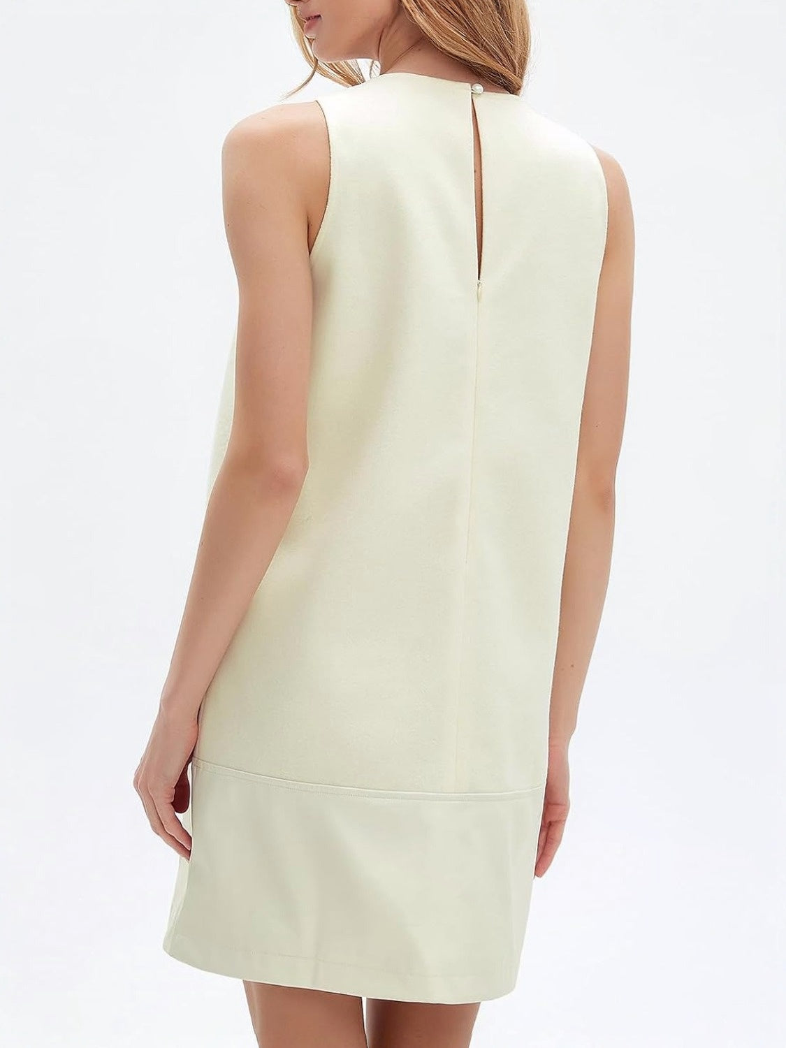 Ladyful Faux Leather Mini Dress