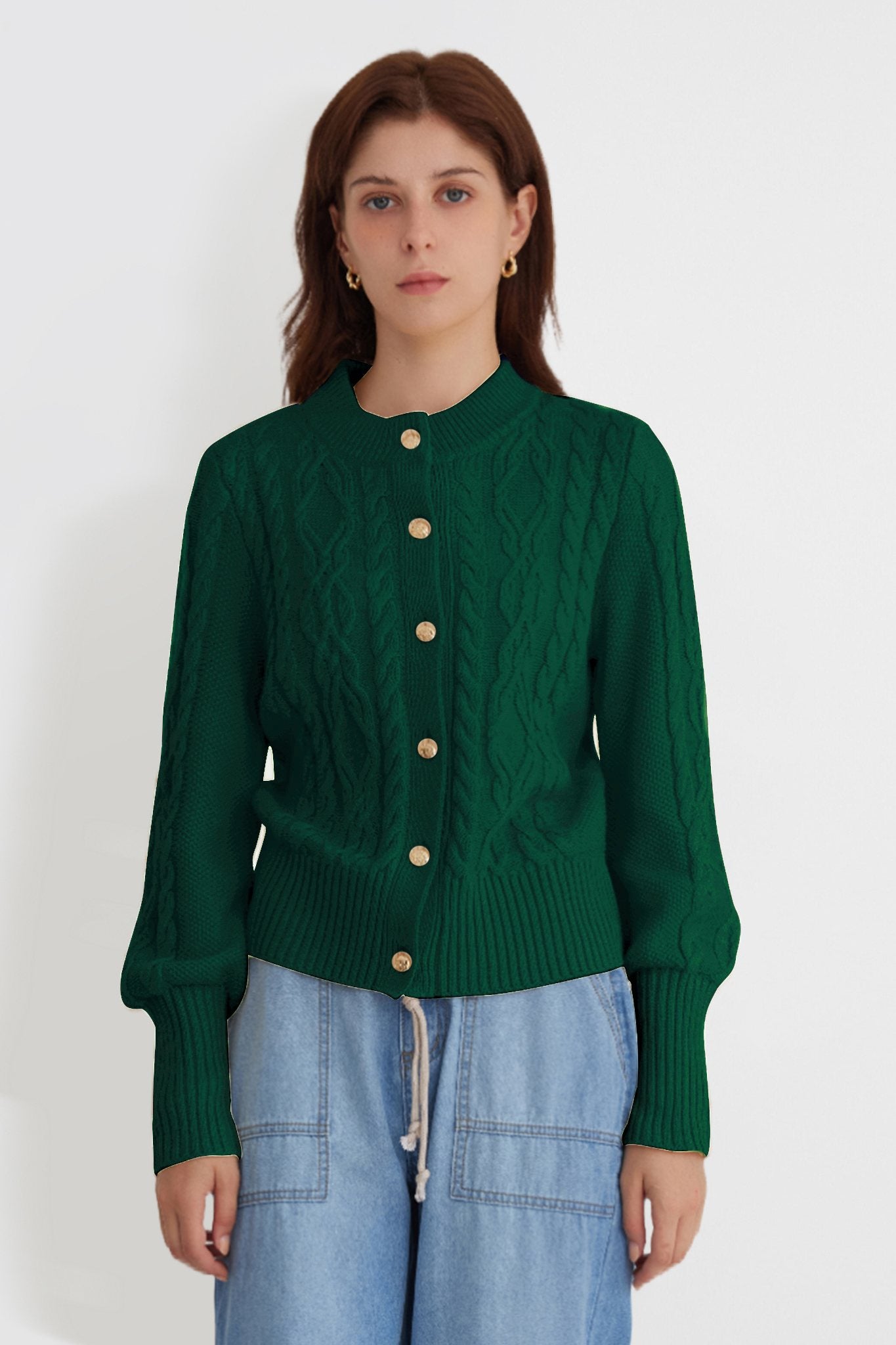 Yexpine Cotton Cardigan Sweater Trendy Casual Outfits