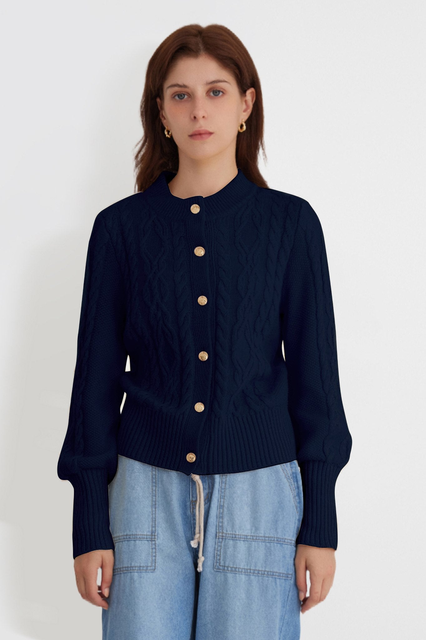 Yexpine Cotton Cardigan Sweater Trendy Casual Outfits