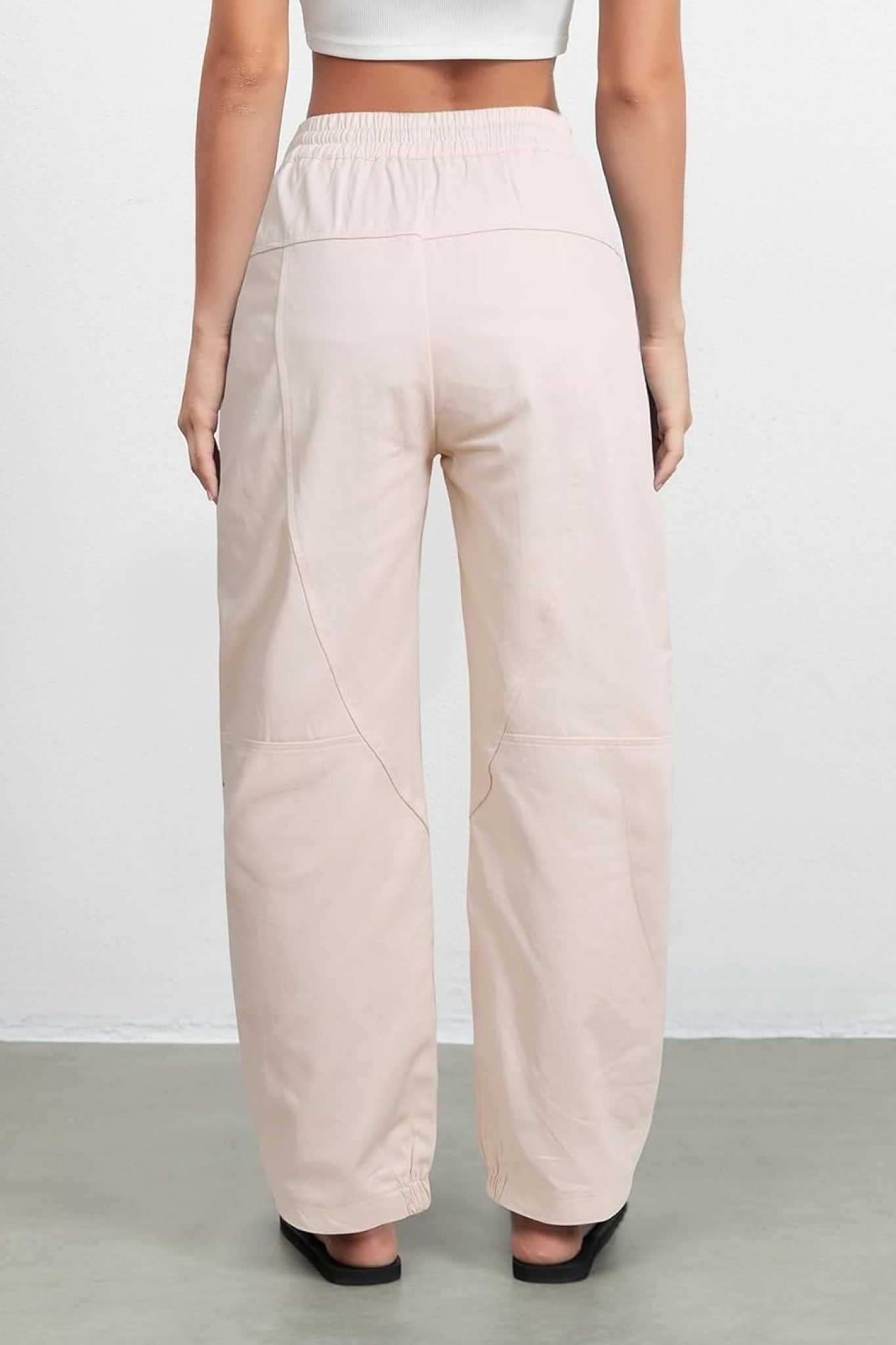 Kedera Boho Floral Embroidered Drawstring Pants – Blue or Red Bloom Linen Trousers