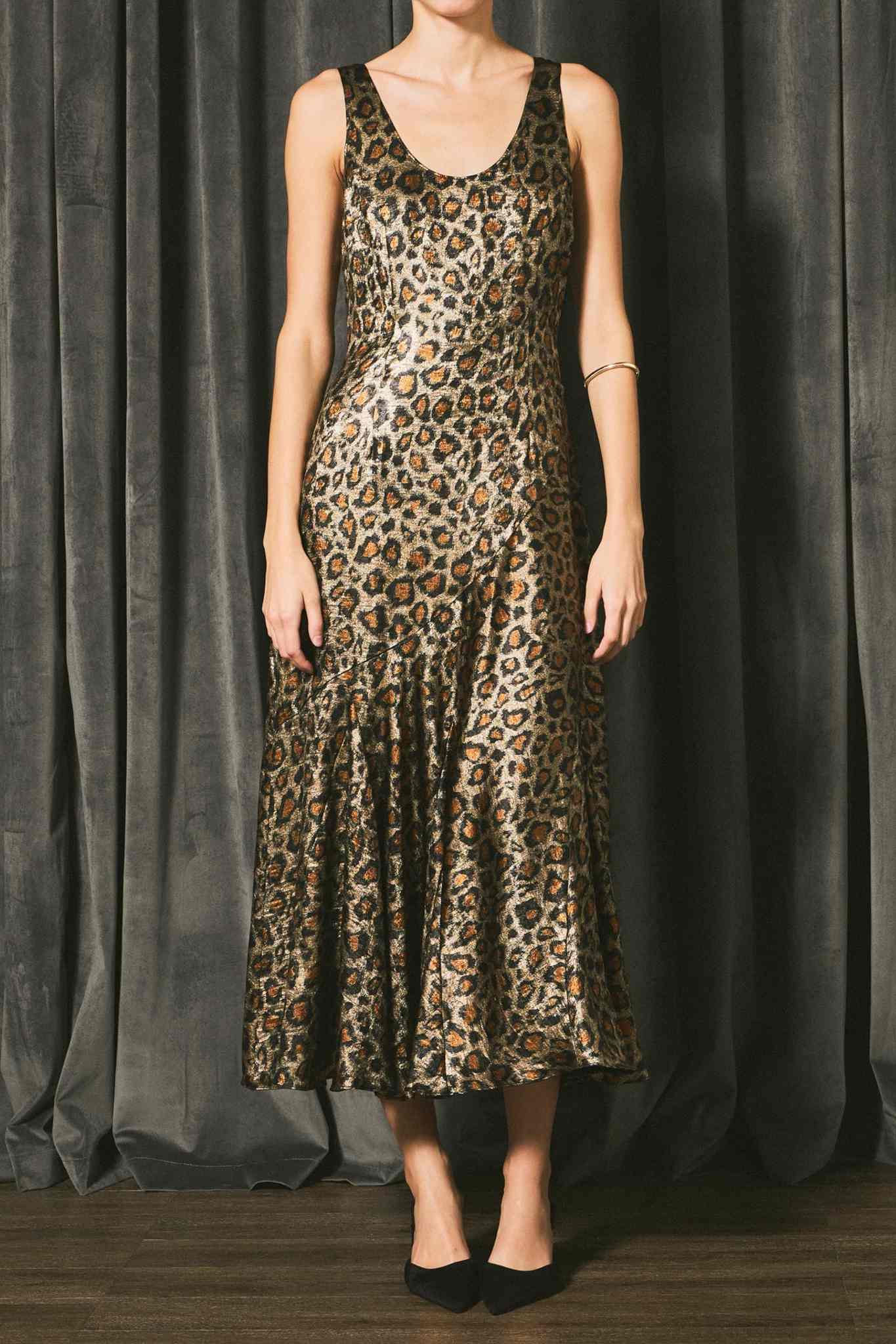 Animal Print Maxi Dress