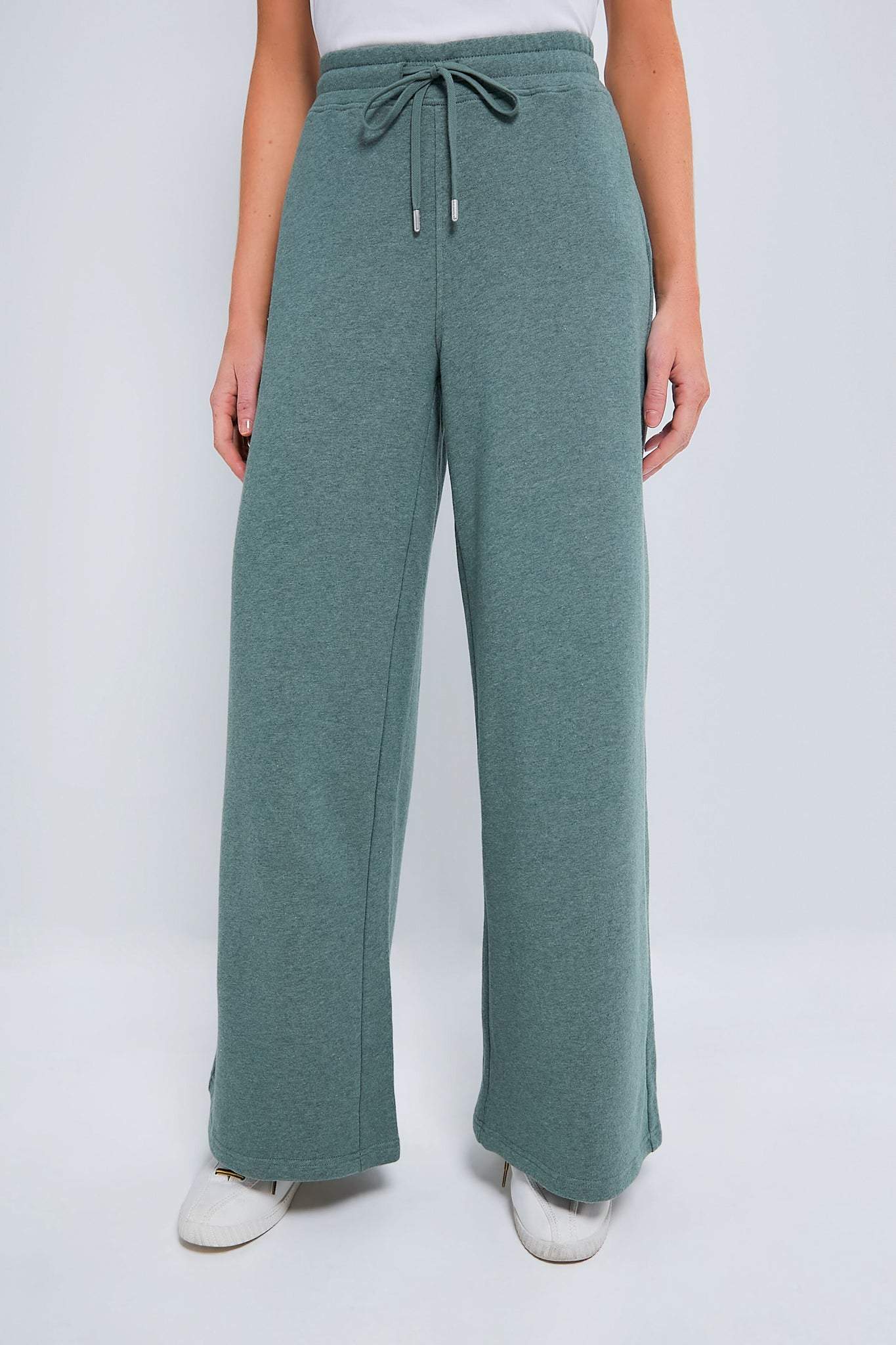 Green Wide Leg Sweatpants