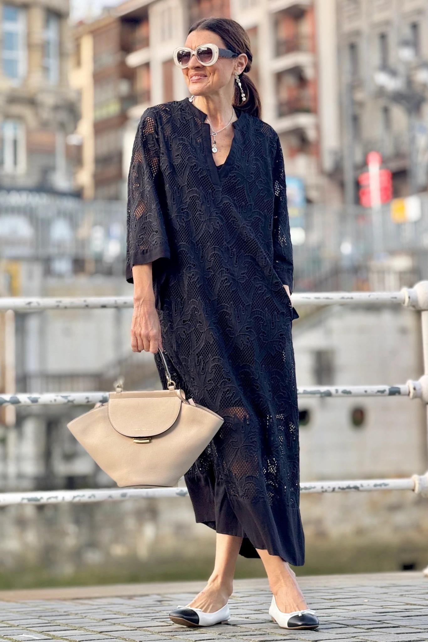 Ezabutus Lightweight Floral Lace Maxi Cover Up Dress