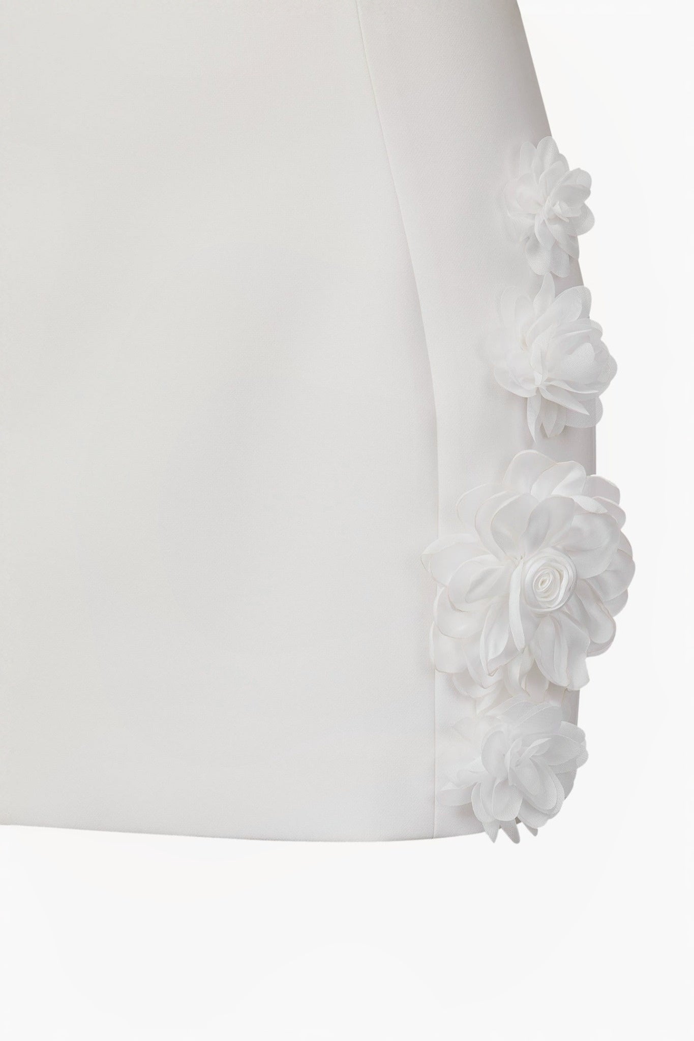 Ezabutus Romantic 3D Flower Applique Mini Dress