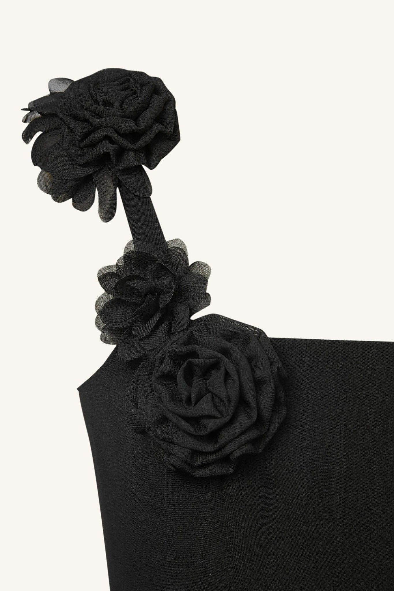 Ezabutus Romantic 3D Flower Applique Mini Dress