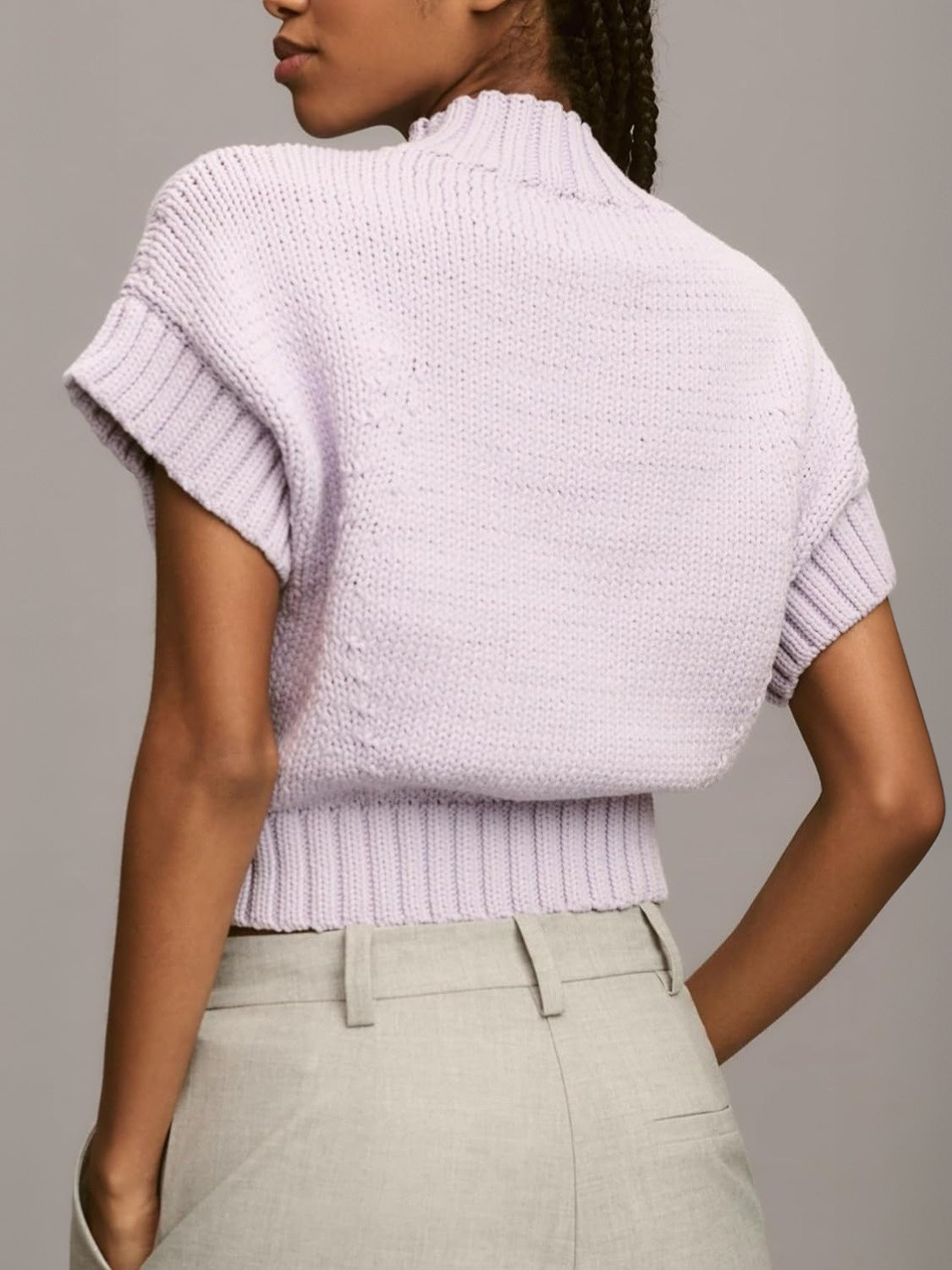 Kedera Lightweight Heart Short Sleeve Knit Top