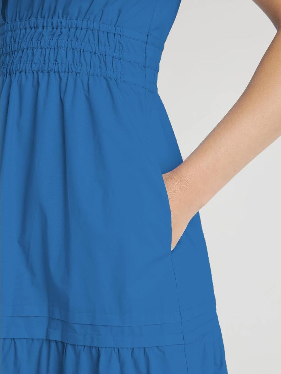Yexpine Boho Tiered A-Line Maxi Dress