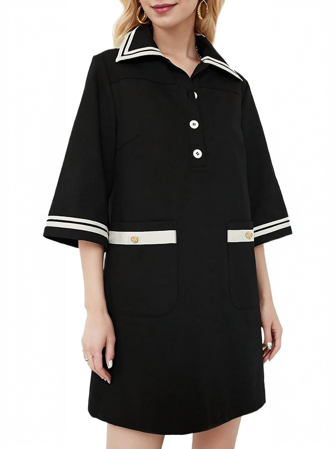 Kedera Casual Shift T-Shirt Dress
