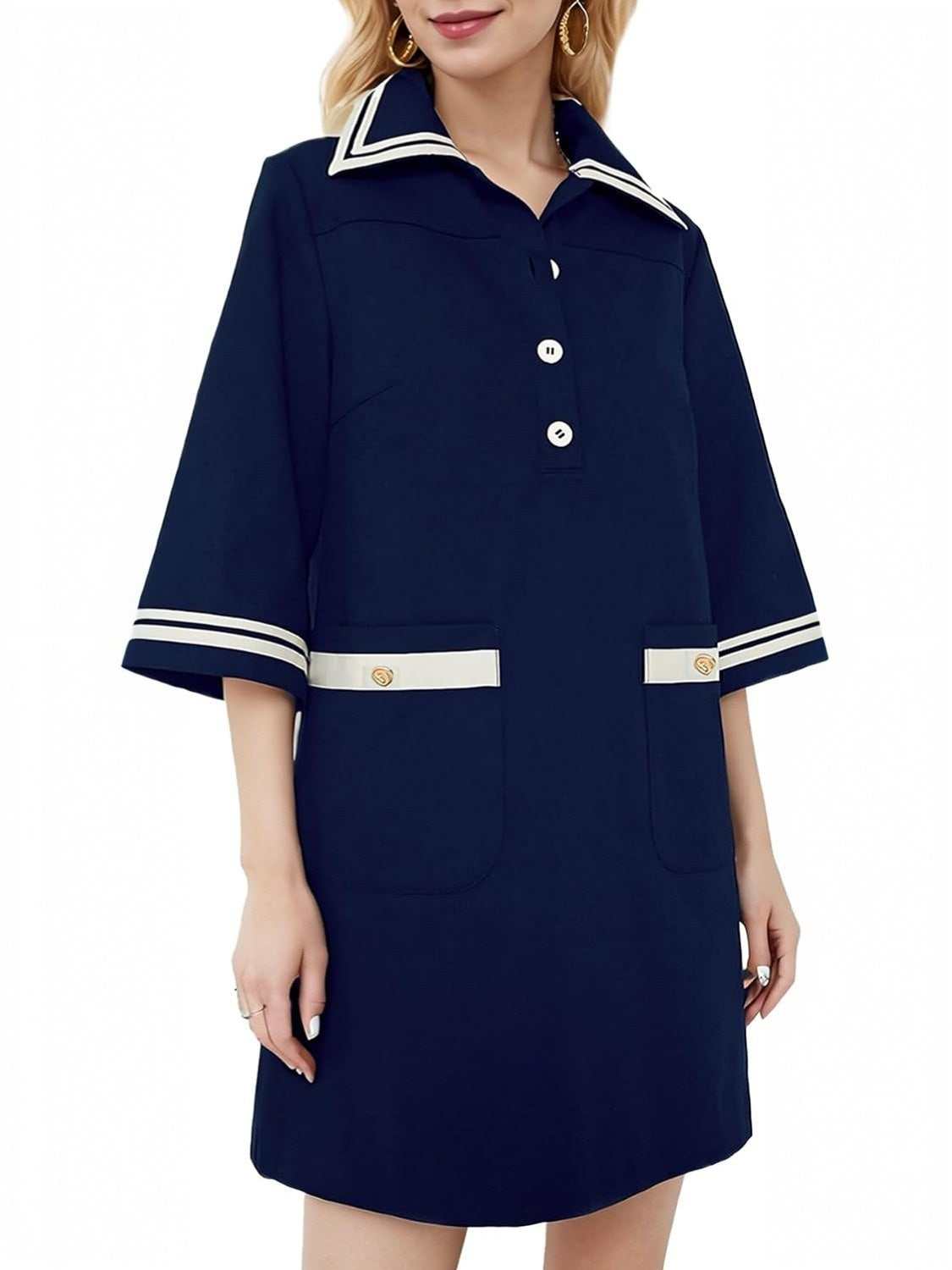 Kedera Casual Shift T-Shirt Dress