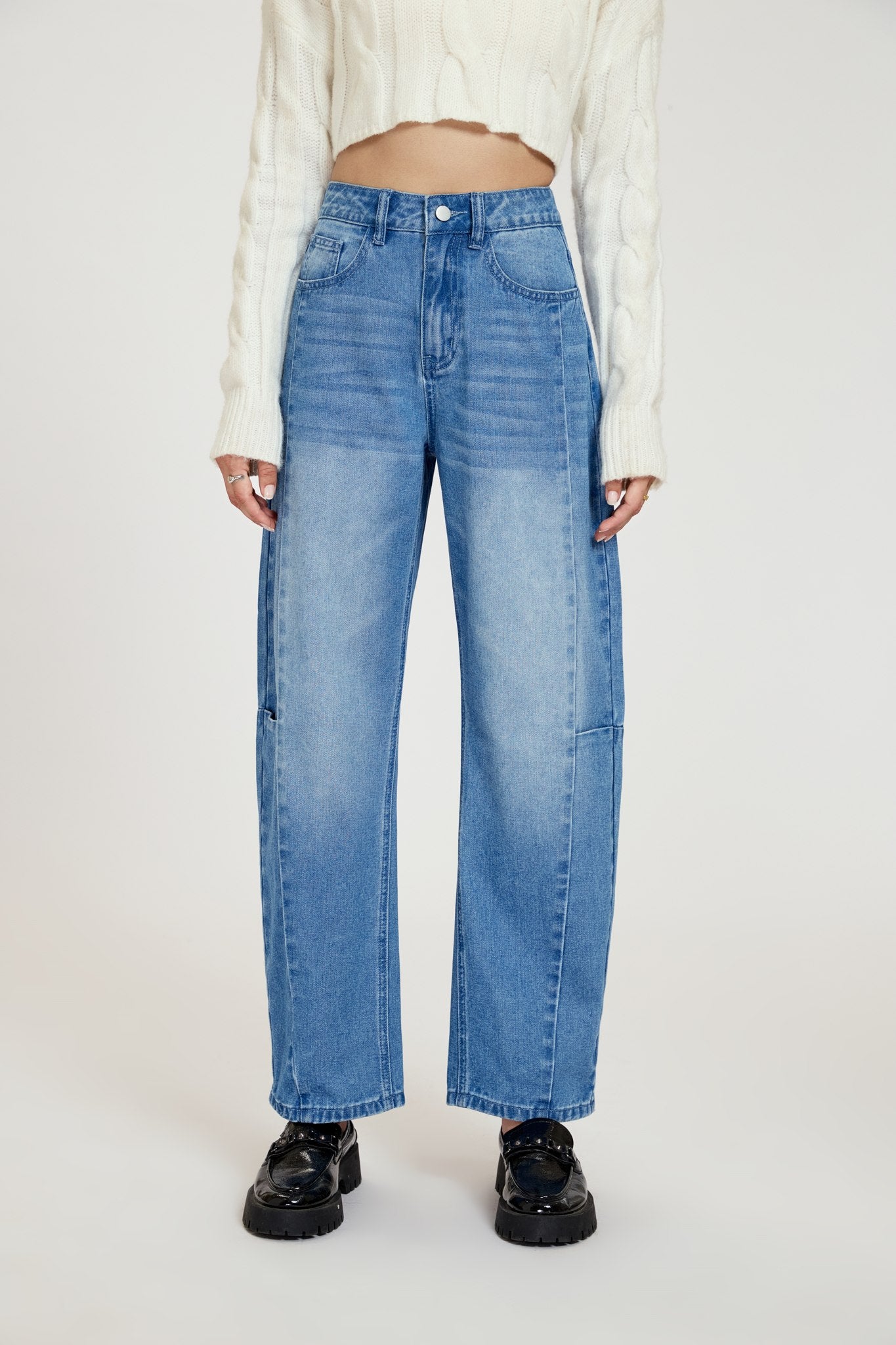 Ezabutus High Waist Wide Leg Jeans – Effortless Street Chic