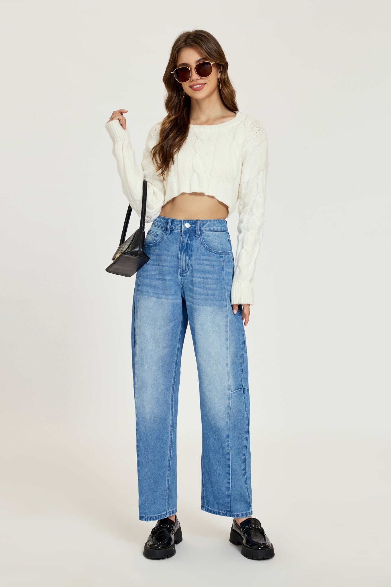 Ezabutus High Waist Wide Leg Jeans – Effortless Street Chic