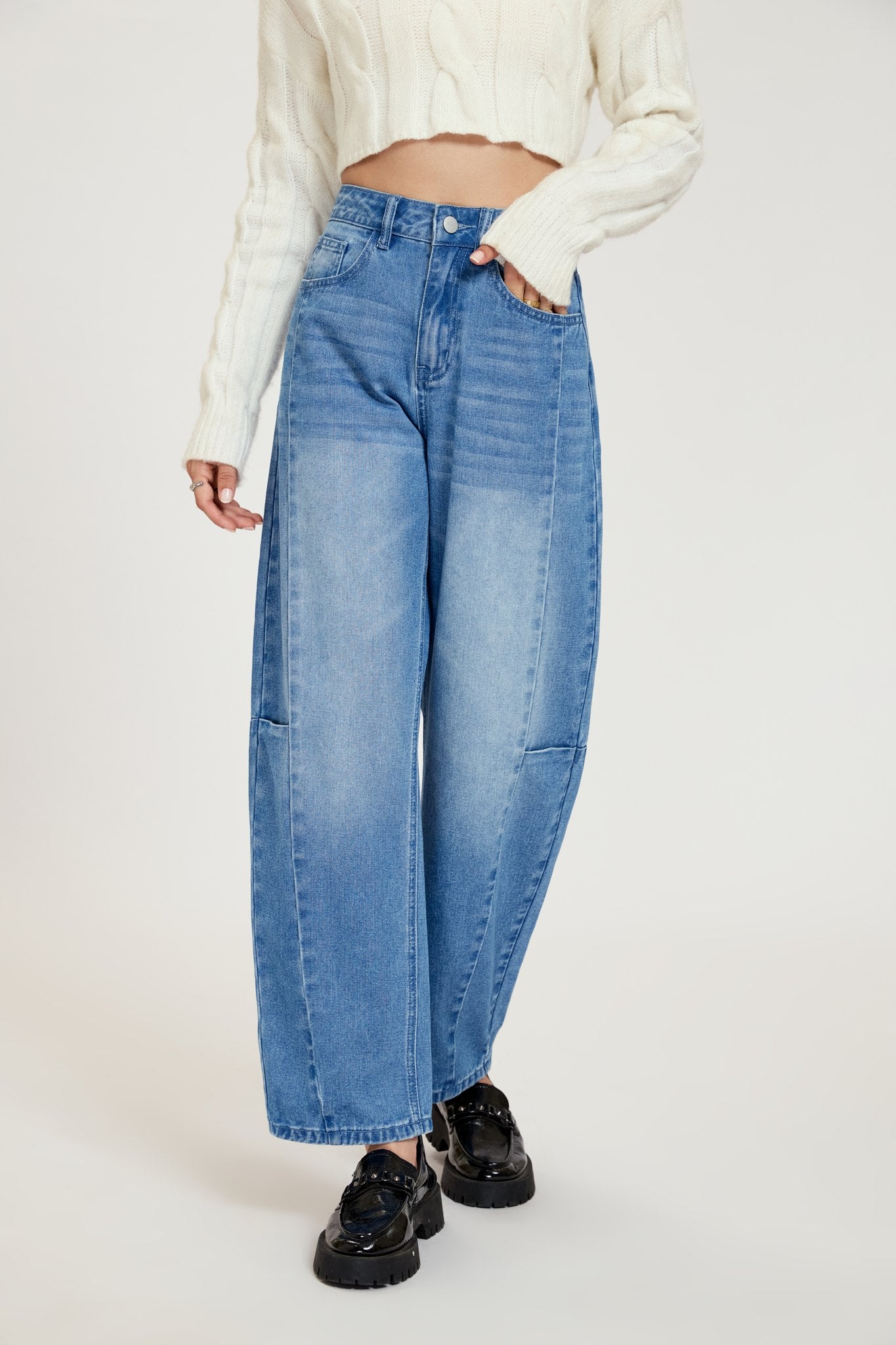 Ezabutus High Waist Wide Leg Jeans – Effortless Street Chic